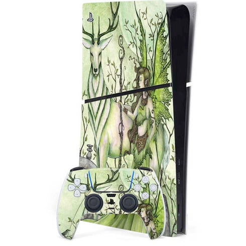 Guardian Fairy and Stag by Amy Brown PlayStation PS5 Skins