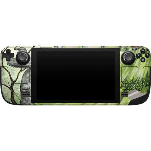 Amy Brown Guardian Fairy and Stag Steam Deck Handheld Gaming Computer Skin