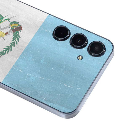 Guatemala Flag Distressed Galaxy A35 5G Skin