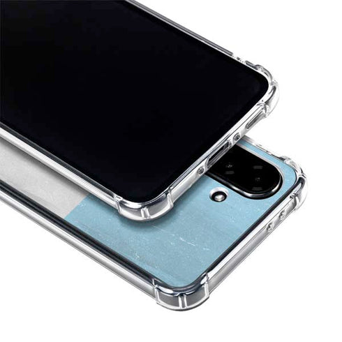 Guatemala Flag Distressed Galaxy A36 5G Clear Case