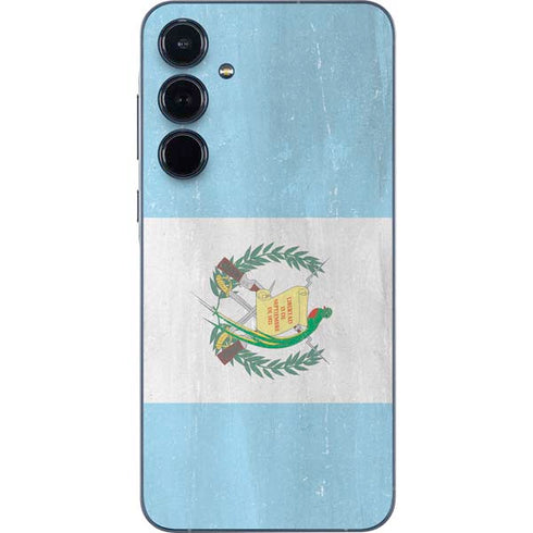 Guatemala Flag Distressed Galaxy A36 5G Skin