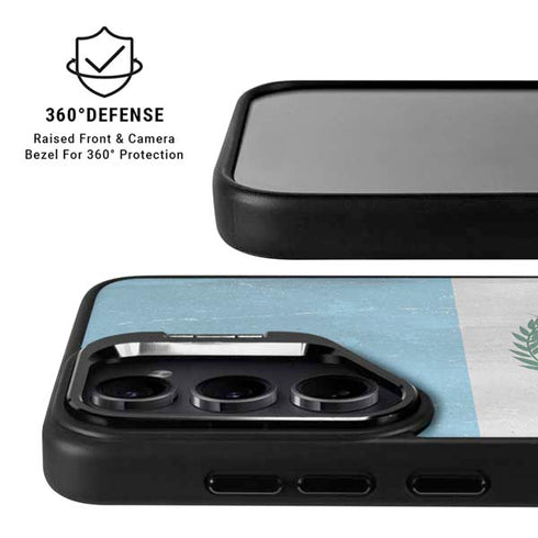 Guatemala Flag Distressed Galaxy S24 Kickstand Case