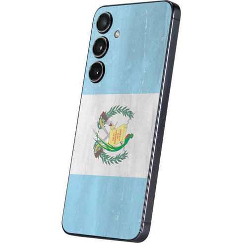 Guatemala Flag Distressed Galaxy S25 Plus Skin