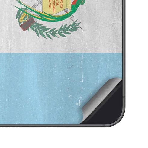Guatemala Flag Distressed Galaxy S25 Plus Skin