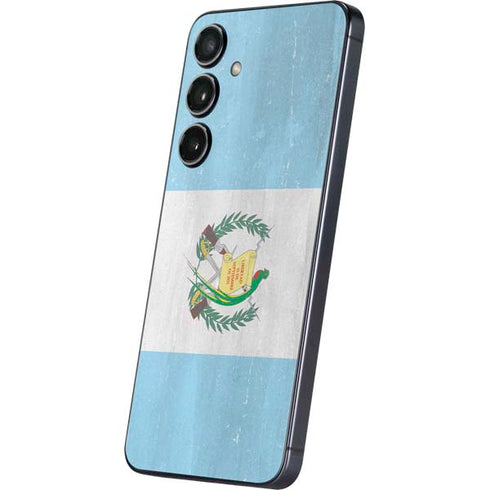 Guatemala Flag Distressed Galaxy S25 Skin