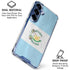 Guatemala Flag Distressed Galaxy S25 Plus Clear Case