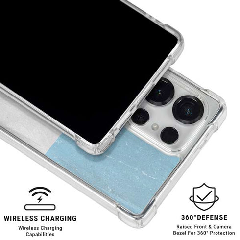 Guatemala Flag Distressed Galaxy S25 Ultra Clear Case