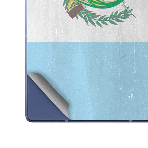 Guatemala Flag Distressed Galaxy Z Fold6 Skin