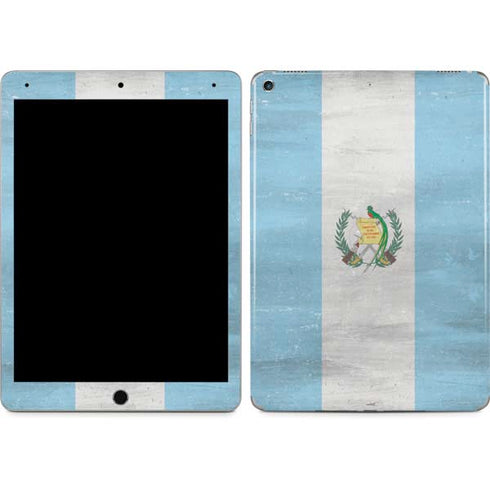 Guatemala Flag Distressed iPad Skins