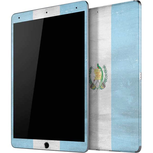 Guatemala Flag Distressed iPad Skins