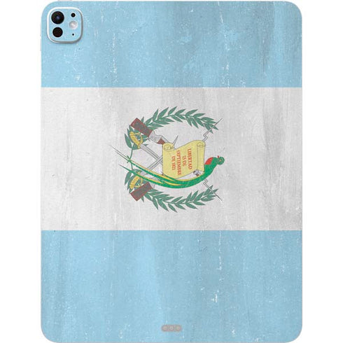 Guatemala Flag Distressed iPad Pro 13in M4 (2024) Skin