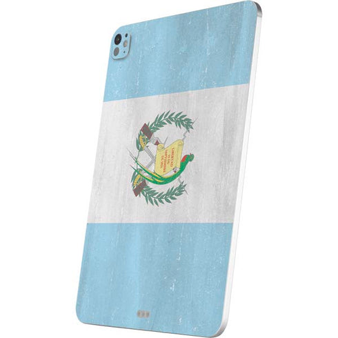 Guatemala Flag Distressed iPad Pro 13in M4 (2024) Skin