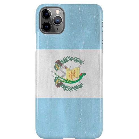 Guatemala Flag Distressed iPhone Cases