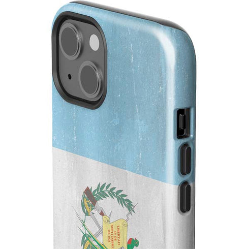 Guatemala Flag Distressed iPhone 15 Impact Case