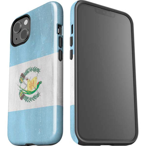 Guatemala Flag Distressed iPhone 15 Impact Case
