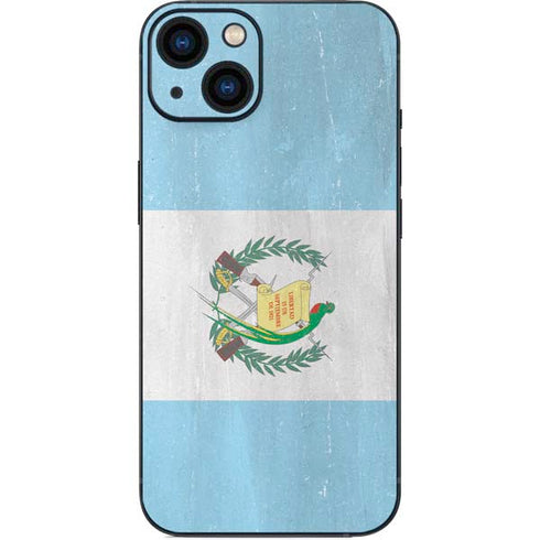 Guatemala Flag Distressed iPhone 15 Skin
