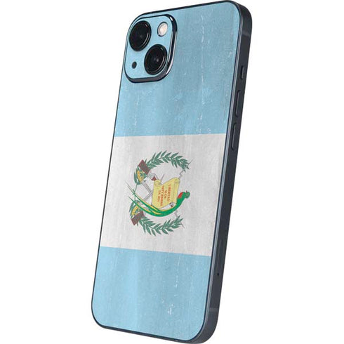 Guatemala Flag Distressed iPhone 15 Skin