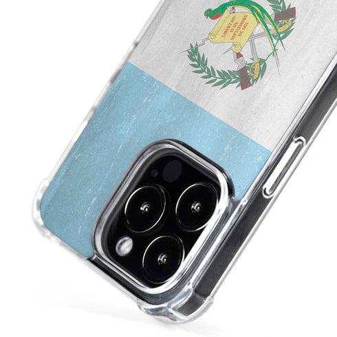Guatemala Flag Distressed iPhone 16 Pro Max MagSafe Case