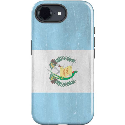 Guatemala Flag Distressed iPhone 16e Impact Case