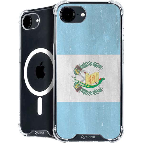Guatemala Flag Distressed iPhone 16e MagSafe Case