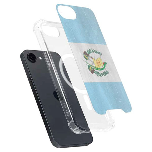 Guatemala Flag Distressed iPhone 16e MagSafe Case