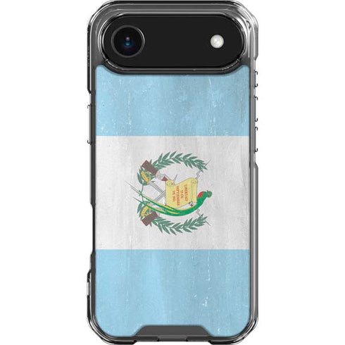 Guatemala Flag Distressed iPhone 17 Air Clear Case