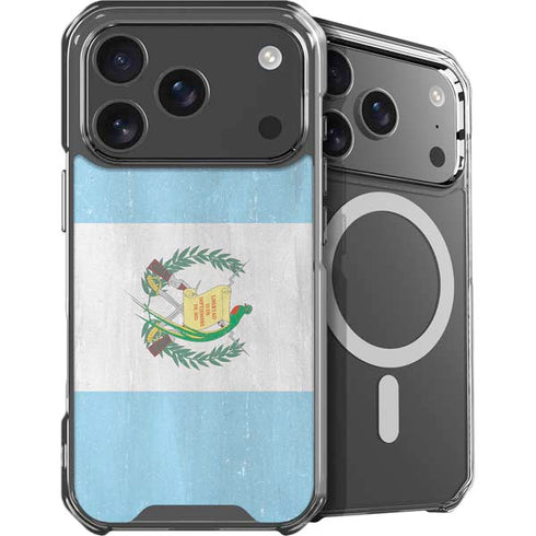 Guatemala Flag Distressed iPhone 17 Pro MagSafe Case