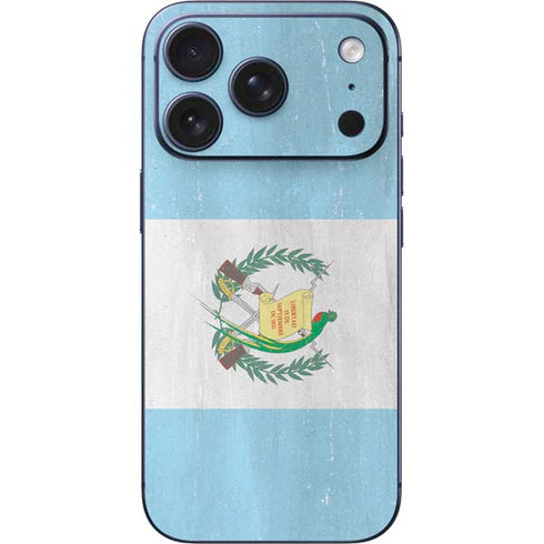 Guatemala Flag Distressed iPhone 17 Pro Max Skin