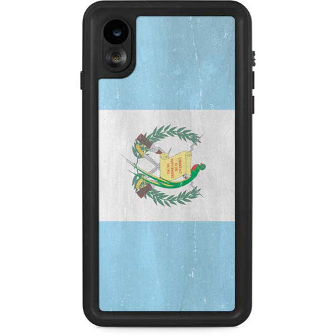 Guatemala Flag Distressed iPhone Cases
