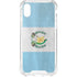 Guatemala Flag Distressed iPhone XS Clear Case