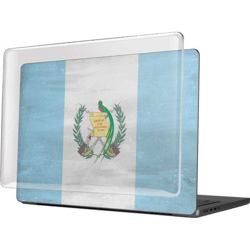 Guatemala Flag Distressed MacBook Pro 14in (2021-24) Case plus Skin