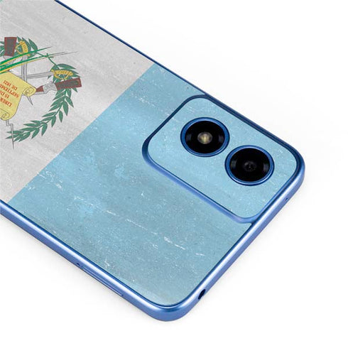 Guatemala Flag Distressed Moto G Play 4G (2024) Skin