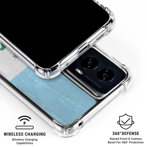 Guatemala Flag Distressed Moto G Power 5G (2024) Clear Case