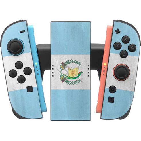 Guatemala Flag Distressed Nintendo Switch 2 (2025) Joy-Con Controller Skin