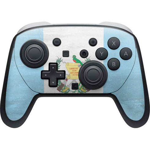 Guatemala Flag Distressed Nintendo Skins