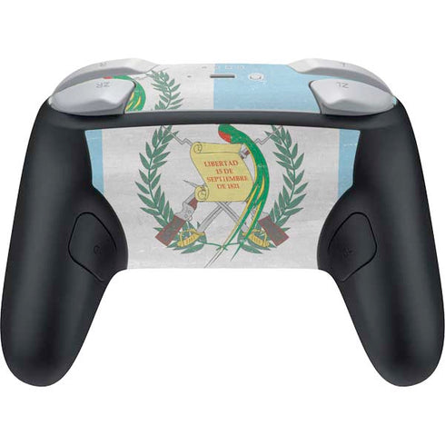 Guatemala Flag Distressed Nintendo Switch 2 (2025) Pro Controller Skin