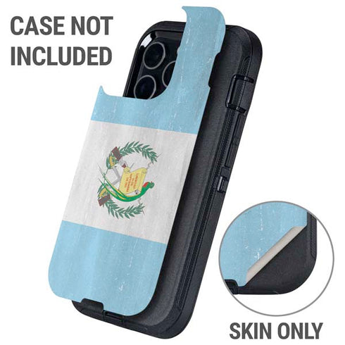 Guatemala Flag Distressed Otterbox Defender iPhone Skin