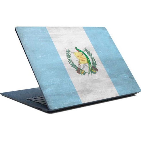 Guatemala Flag Distressed Surface Laptop Skin