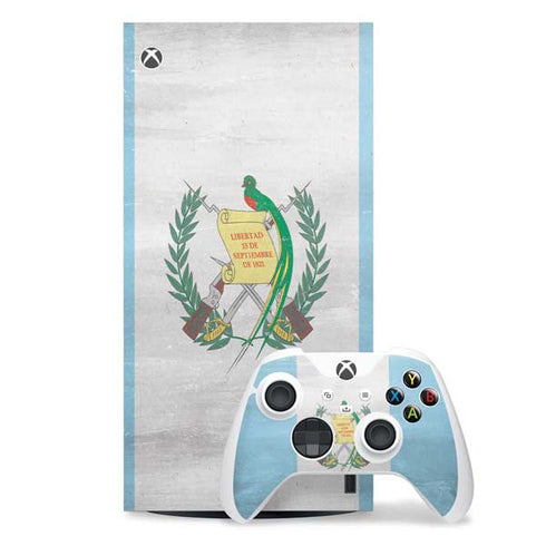 Guatemala Flag Distressed Xbox Series X Skins