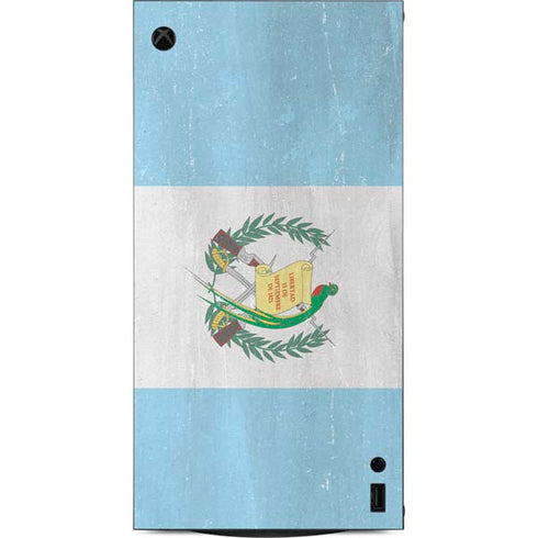 Guatemala Flag Distressed XBox Series X Digital Edition Console Skin