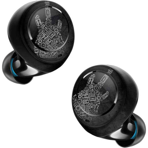 Guitar Pattern Amazon Echo Buds Skin