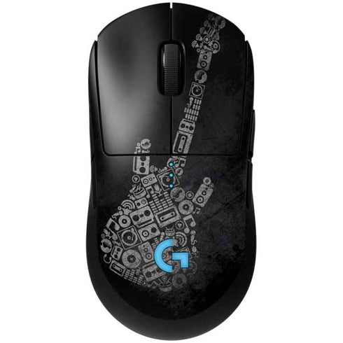 Guitar Pattern G Pro Wireless Gaming Mouse Skin
