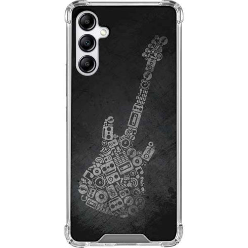 Guitar Pattern Gabb Phone 4 Clear Case