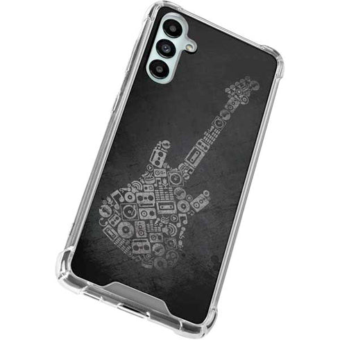 Guitar Pattern Gabb Phone 4 Clear Case