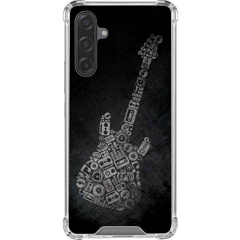 Guitar Pattern Galaxy A17 Clear Case