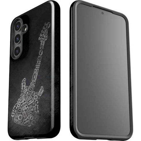 Guitar Pattern Galaxy S25 Plus Impact Case