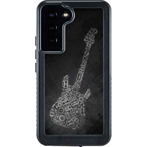Guitar Pattern Galaxy S24 Plus Waterproof Case