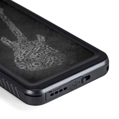 Guitar Pattern Galaxy S24 Plus Waterproof Case