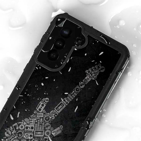 Guitar Pattern Galaxy S24 Plus Waterproof Case