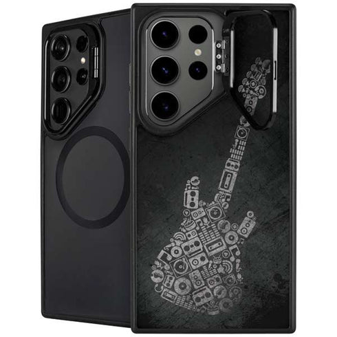 Guitar Pattern Galaxy S25 Ultra Kickstand Case